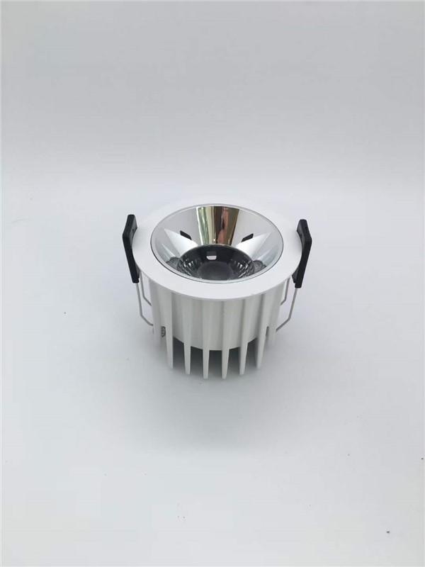 12W comercial led downlights negre rodó encastable led downlights