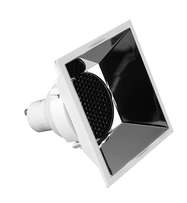 Foc LED amb marc rodó i quadrat de doble revestiment de color