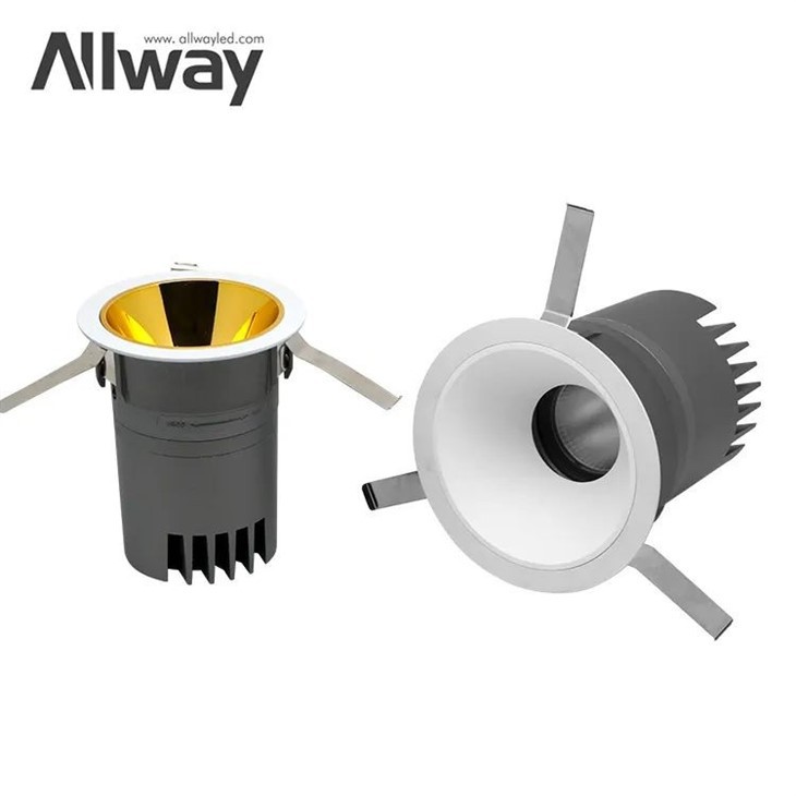 Llum de punt COB encastat quadrat rodó de vendes calentes