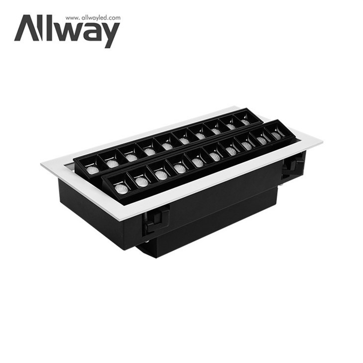 Morden Style Aluminum Recessed Black Led Downlight