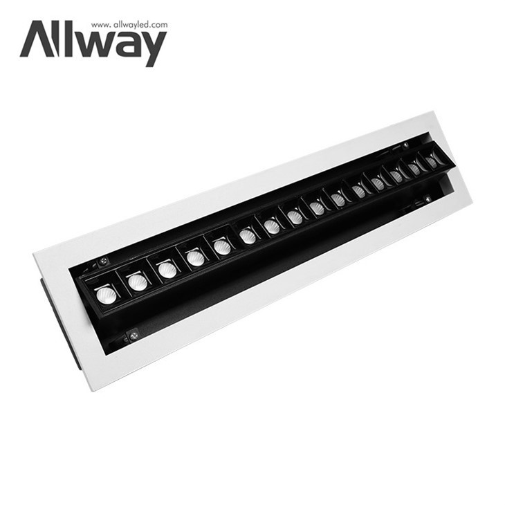 Morden Style Aluminum Recessed Black Led Downlight