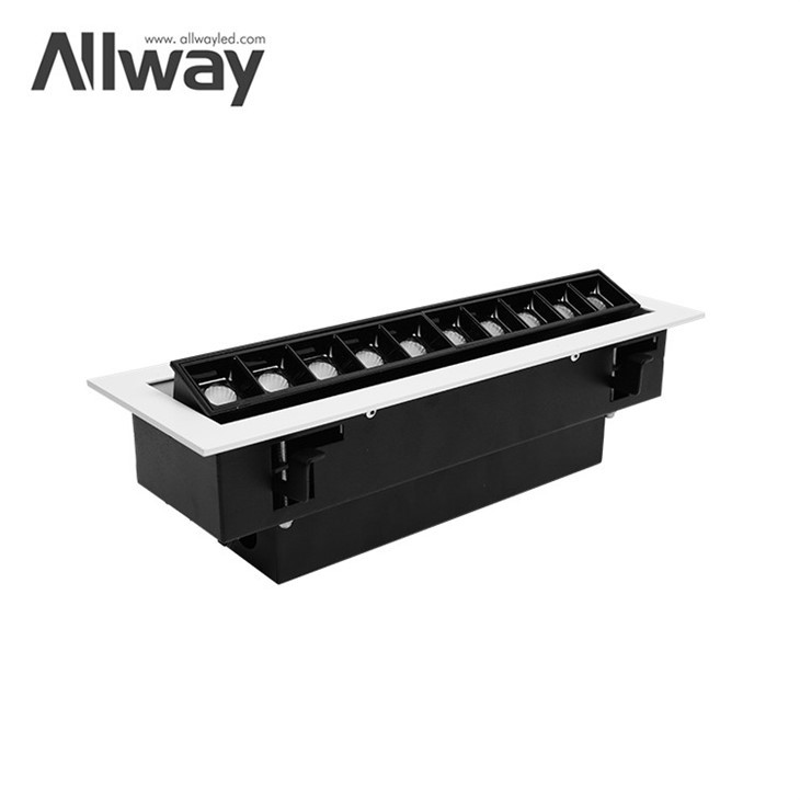 Morden Style Aluminum Recessed Black Led Downlight