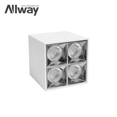 15W Downlight superfície quadrada