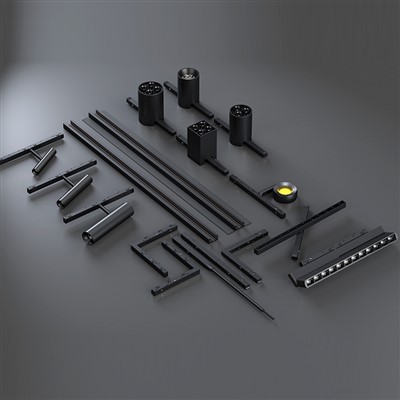 Llum de carril magnètic de 11 mm